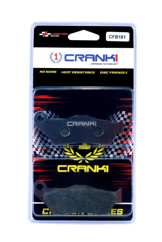 Image CRANK1 Carbon Brake Pads Rear Royal Enfield Himalayan 450 ( 2020-2023 ) – CFB181