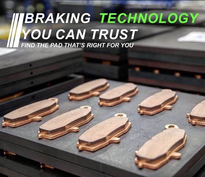 Image Crank1-Ceramic Brake Pads For Royal Enfield Reborn Classic 350 Stealth Black-Rear-CRM359