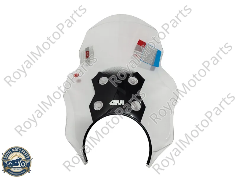 Givi Specific Transparent Windscreen for Royal Enfield Himalayan 450-D9059ST — изображение 2