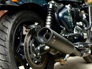 Image Slip-On Silencer (Pair)- Black Finish for RE Shotgun 650