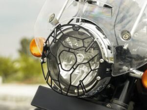 Image Moto Torque Head Light Guard For Meteor 350