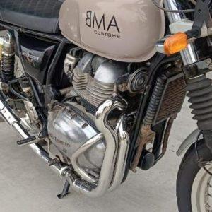 Image Silver Stallion 2×1 Full System Racing (Competition) headers with Slip-on Exhaust for Interceptor 650 / GT 650 – Polish