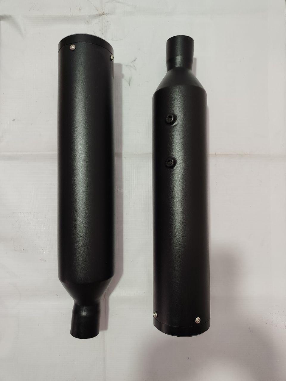 Slip-On Silencer (Pair)- Black Finish for RE Shotgun 650 — изображение 5
