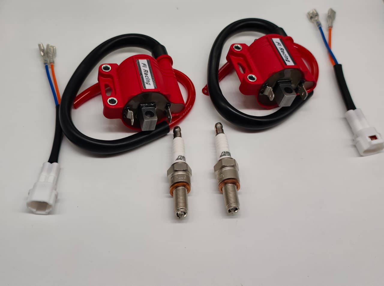 Image High Performance Ignition Coil & Iridium Spark Plug Set (Set of 2)