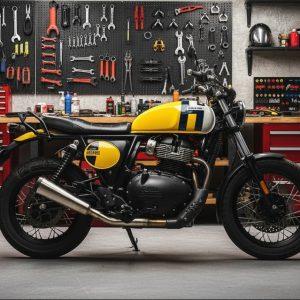 Image Royal Enfield Bear 650- Resonator Box Delete Pipe & Slip-On Exhaust Set