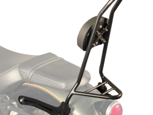 Image Auto Engina Sissy Bar with Backrest for Royal Enfield Super Meteor 650 Black