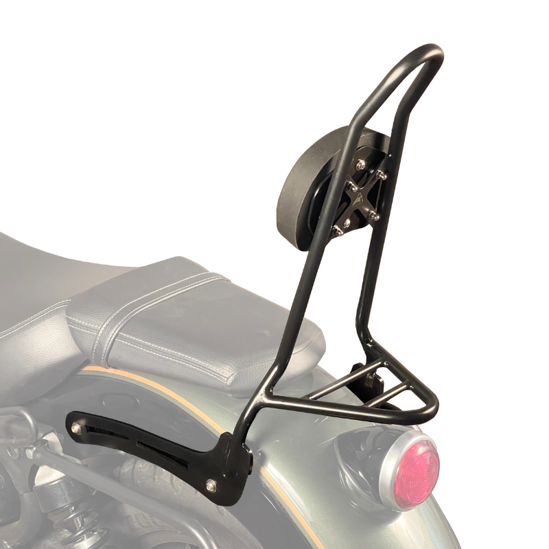 Image Auto Engina Sissy Bar with Backrest for Royal Enfield Super Meteor 650 Black