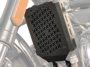 Image Auto Engina Radiator Guard for Royal Enfield Super Meteor 650 Black
