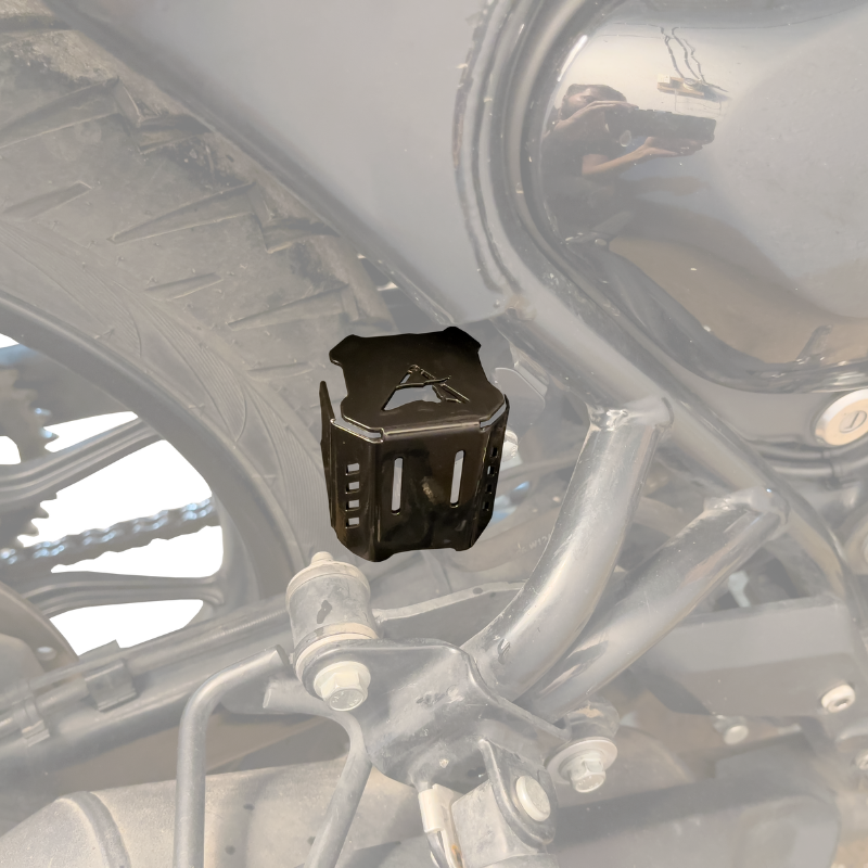 Image Auto Engina Rear Brake Oil Reservoir Cover for Royal Enfield Hunter 350