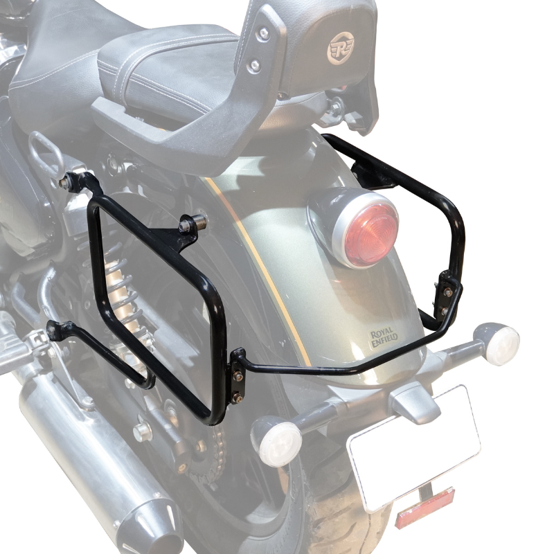 Image Auto Engina Pannier/Saddle Stay for Royal Enfield Super Meteor 650 Black