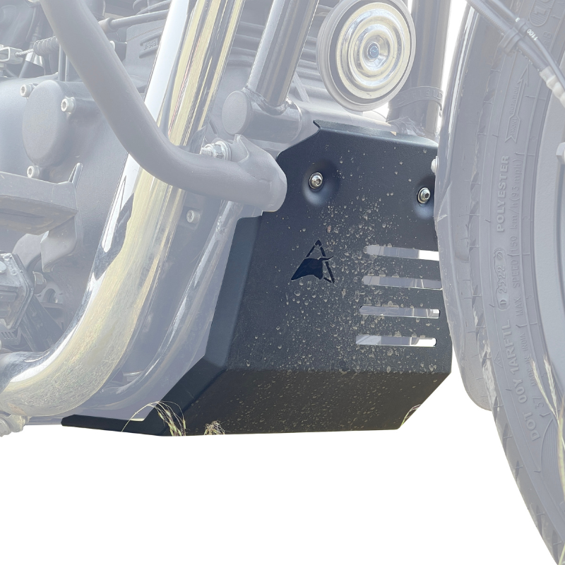 Image Auto Engina Bash Plate for Royal Enfield Meteor 350 Black