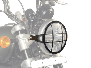 Image Auto Engina Headlight Grill for Royal Enfield Super Meteor 650 Black