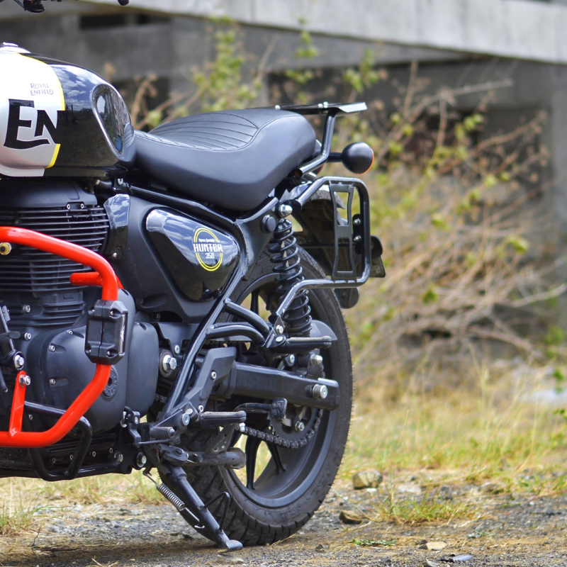 Image Auto Engina Top Rack for Royal Enfield Hunter 350 Black