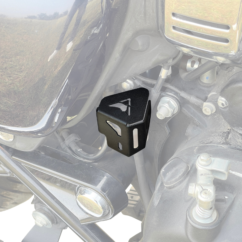 Image Auto Engina Rear Brake Oil Reservoir Cover for Royal Enfield Meteor 350 Black