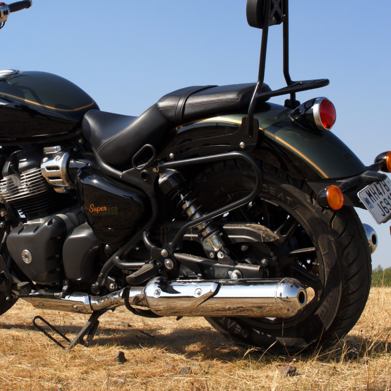 Image Auto Engina Saddle Stay for Royal Enfield Super Meteor 650 Black