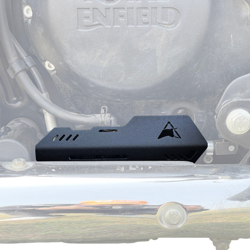 Image Auto Engina Master Cylinder Guard for Royal Enfield Meteor 350 Black
