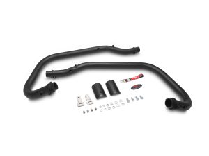 Image Red Rooster Header Pipe for Royal Enfield Super Meteor 650 - Black