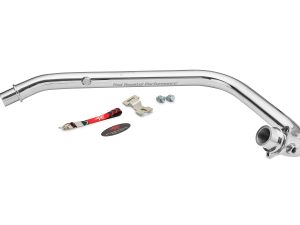 Image Red Rooster Header Pipe / Bend Pipe for Royal Enfield Classic 350 Reborn - Rumbler Ace - Polish