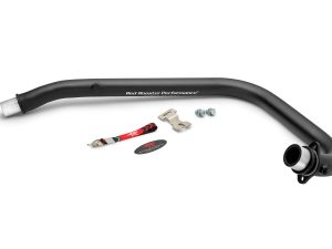 Image Red Rooster Header Pipe / Bend Pipe for Royal Enfield Classic 350 Reborn - Rumbler Ace - Black