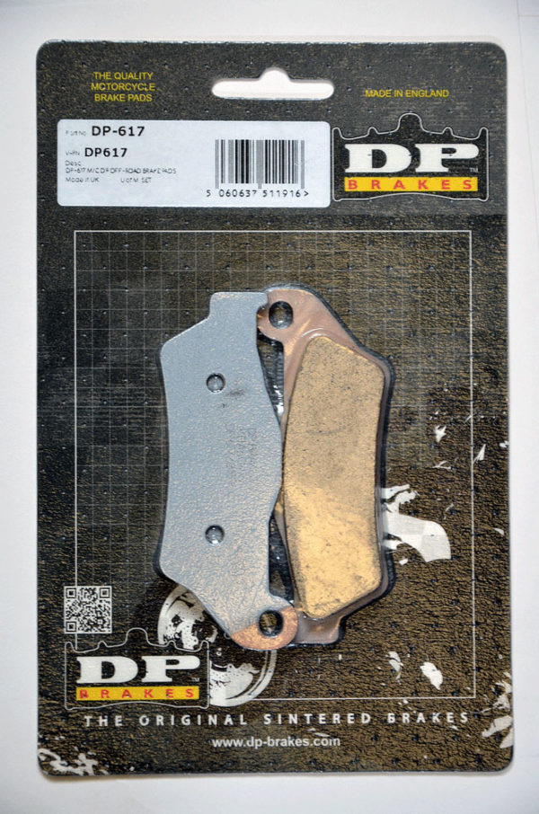 Image DP Brakes – Standard Pads for Royal Enfield Super Meteor 650 – DP 617 (Rear)