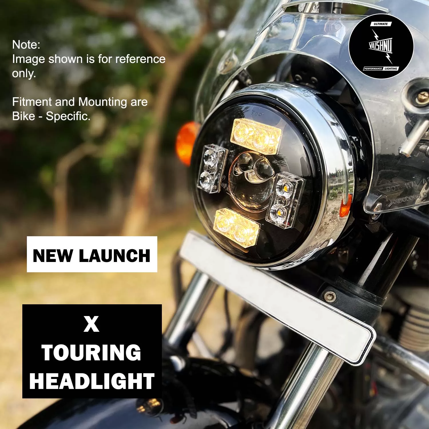 Image WORLD'S 1ST LED TOURING HEADLIGHT FOR GUERRILLA 450