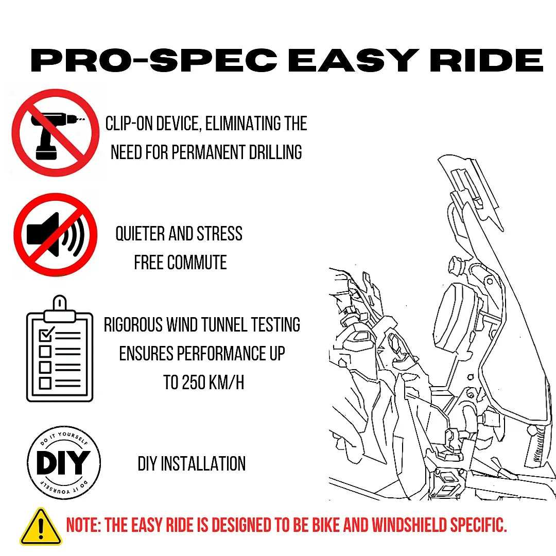 Image ER 820- Easy Ride for Himalayan 450 OEM short screen