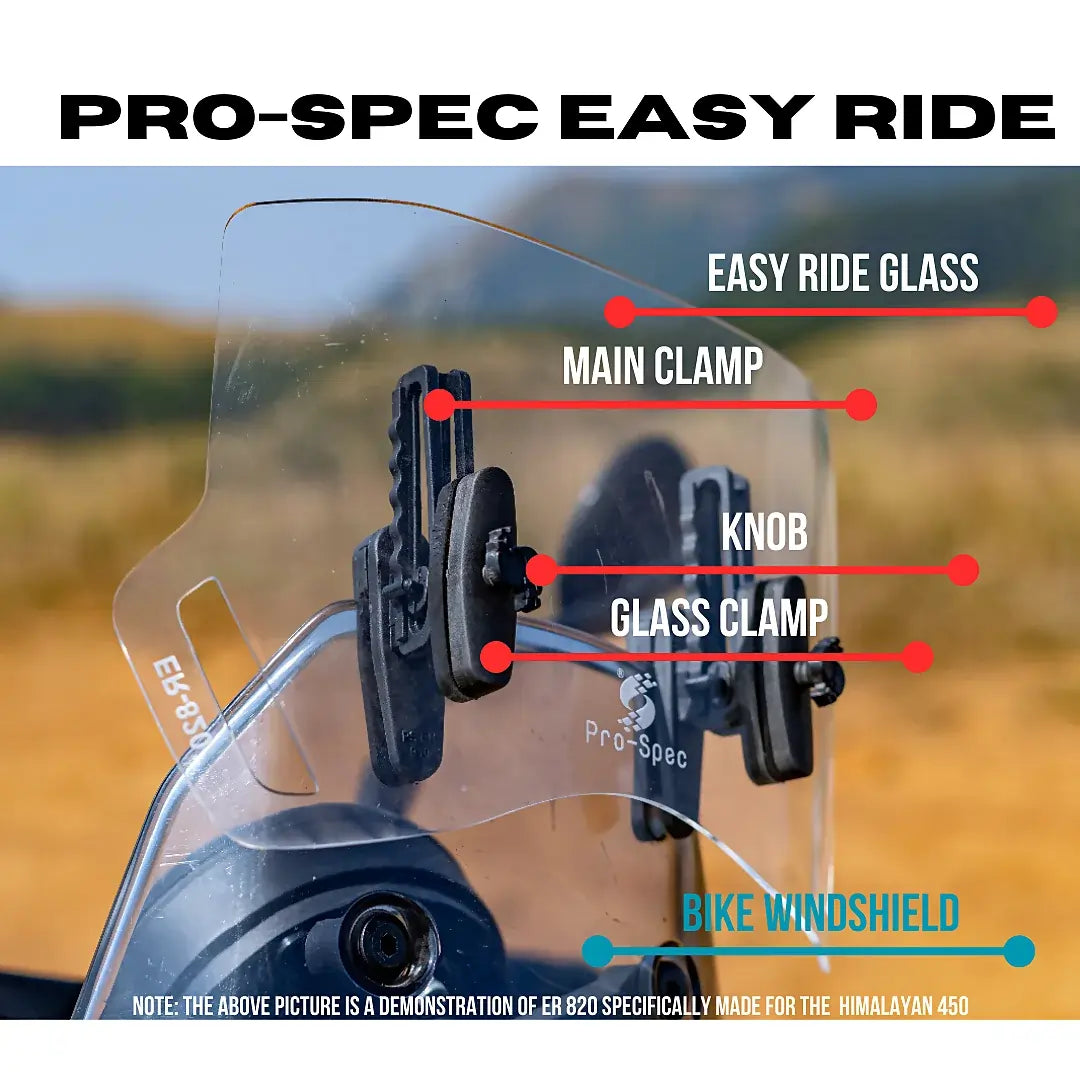 Image ER 820- Easy Ride for Himalayan 450 OEM short screen