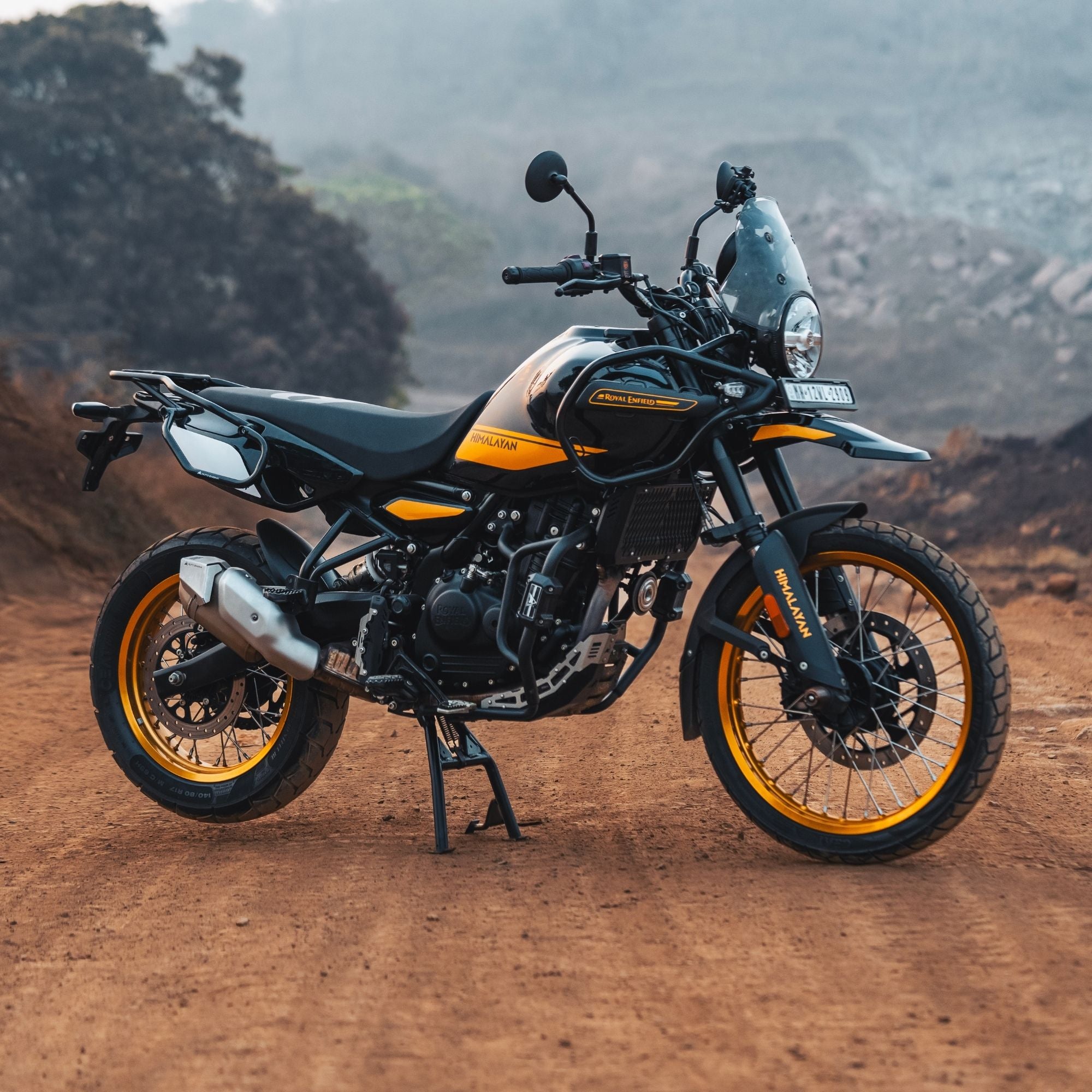 Image Auto Engina Adjustable GPS Mount for Royal Enfield Himalayan 450
