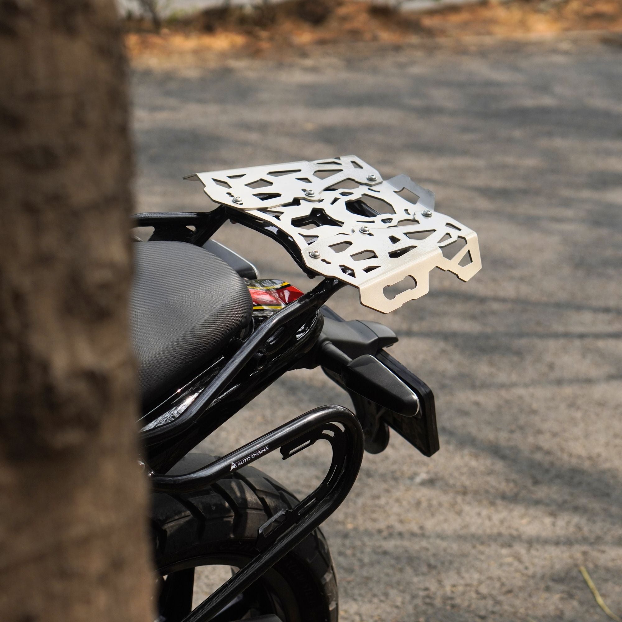 Image Auto Engina Adjustable Rack Plate + Top Rack Frame for Royal Enfield Guerrilla 450