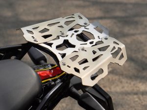 Image Auto Engina Adjustable Rack Plate + Top Rack Frame for Royal Enfield Guerrilla 450