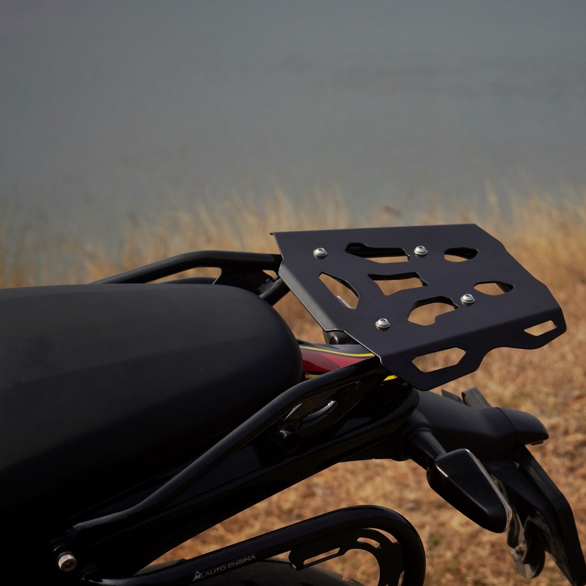 Image Auto Engina Top Rack Frame + Rack Plate for Royal Enfield Guerrilla 450 Black