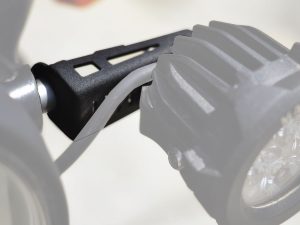 Image Auto Engina Fog Light Clamp/Mount V.2.0 for Royal Enfield Himalayan 411 Black