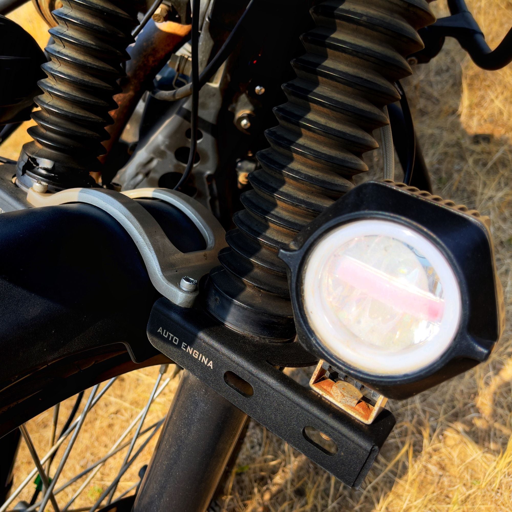 Image Auto Engina Fog Light Clamp/Mount for Royal Enfield Himalayan 411