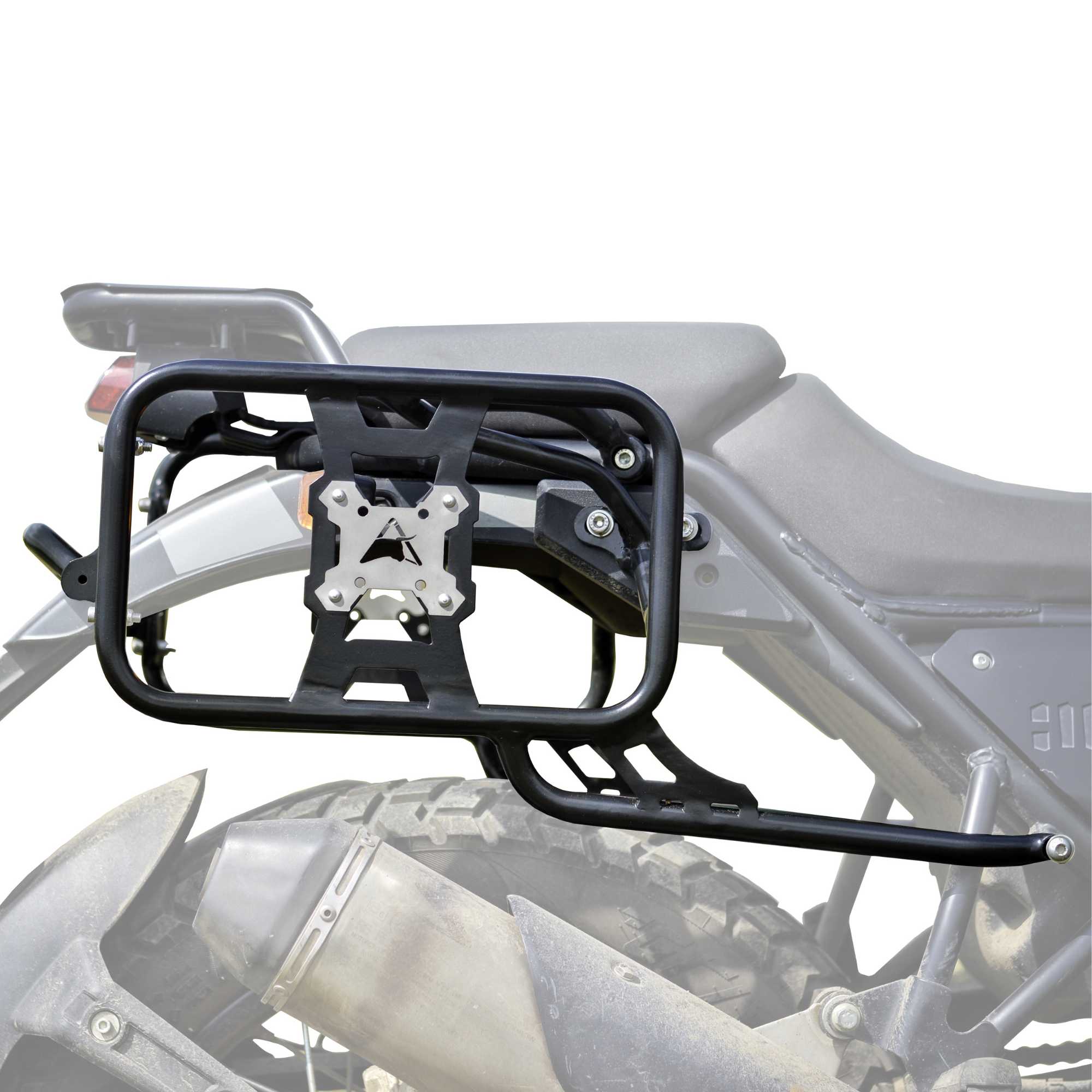 Image Auto Engina Pannier/Saddle Stay for Royal Enfield Himalayan 411 Black