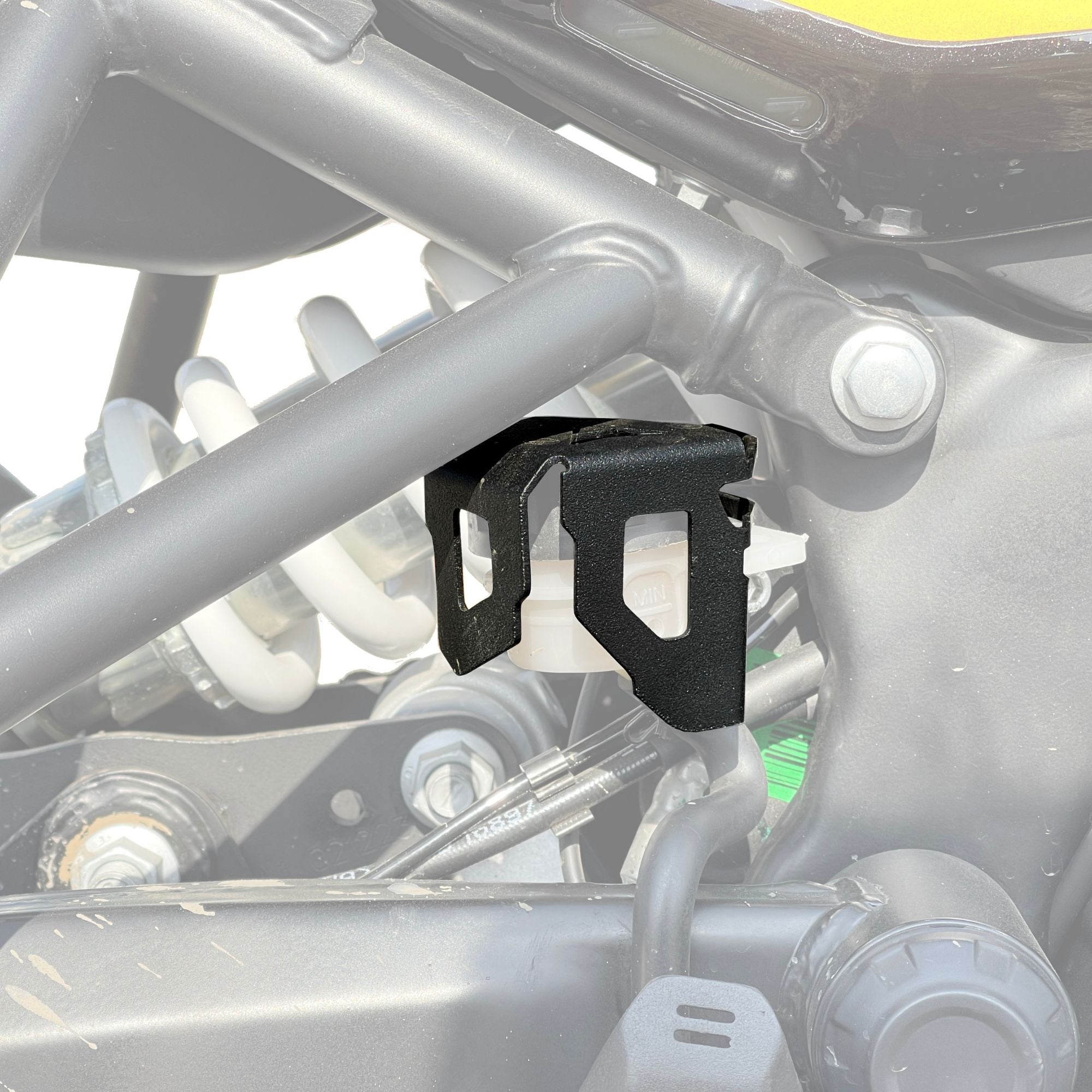 Image Auto Engina Rear Brake Oil Reservoir Cover for Royal Enfield Himalayan 450 Black