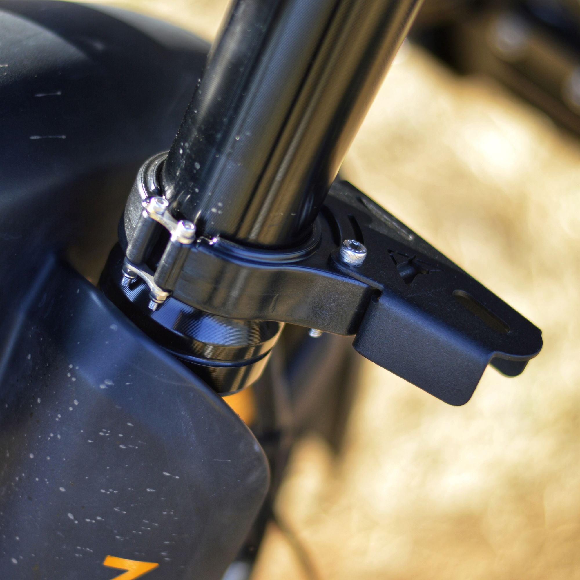 Image Auto Engina Fog Light Clamp/Mount for Royal Enfield Himalayan 450 Black