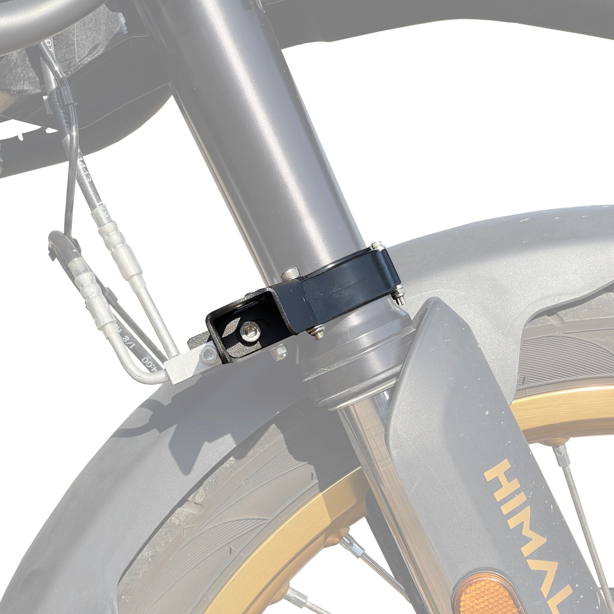 Image Auto Engina Fog Light Clamp/Mount for Royal Enfield Himalayan 450 Black