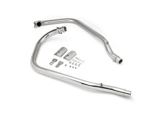 Image Red Rooster Header Pipe for Royal Enfield Super Meteor 650 - Polish