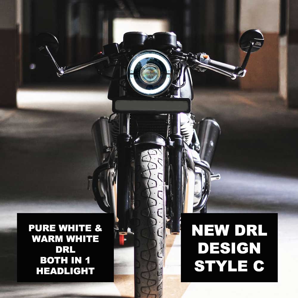 Image Vaishnu turingovaya LED fara dlya Interceptor/ Continental Gt 650 2023-26