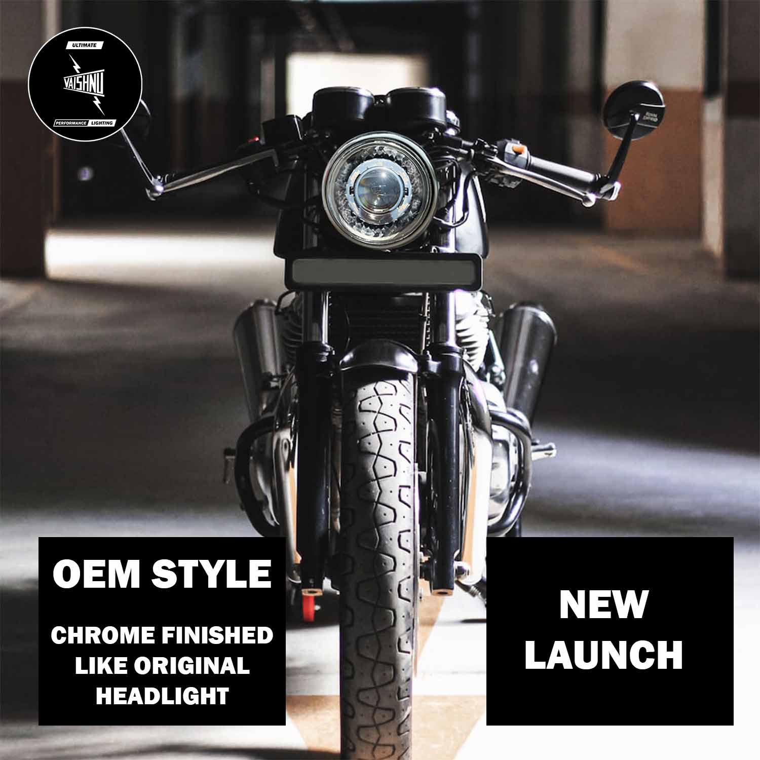 Image Vaishnu turingovaya LED fara dlya Interceptor/ Continental Gt 650 2023-26