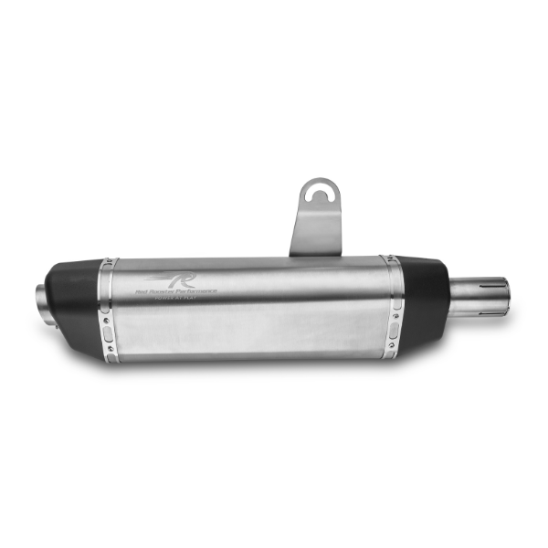 Image Red Rooster Vertex Exhaust for Royal Enfield Scram 440 - Matte Finish