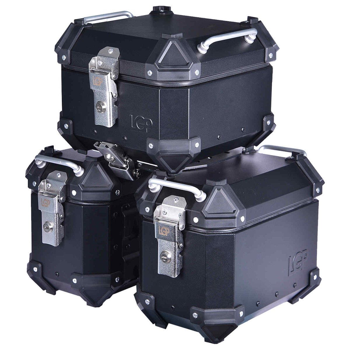 Image LGP PANNIER SET OF 3 16+16+18 BLACK PLANE