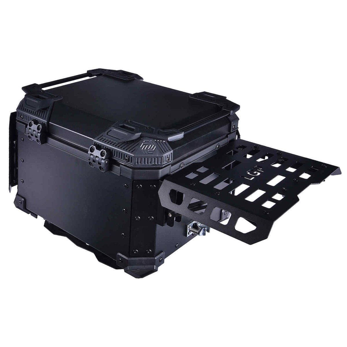 Image LGP TOP BOX 45L BLACK ARMOURED WITH BACKREST