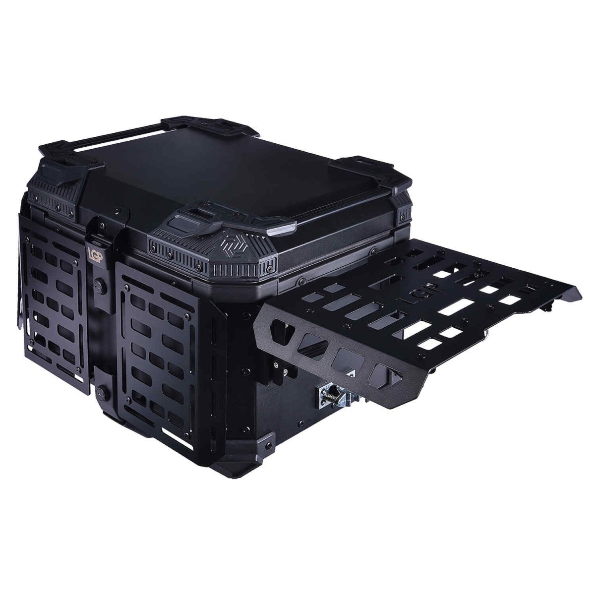 Image LGP TOP BOX 45L BLACK ARMOURED WITH BACKREST