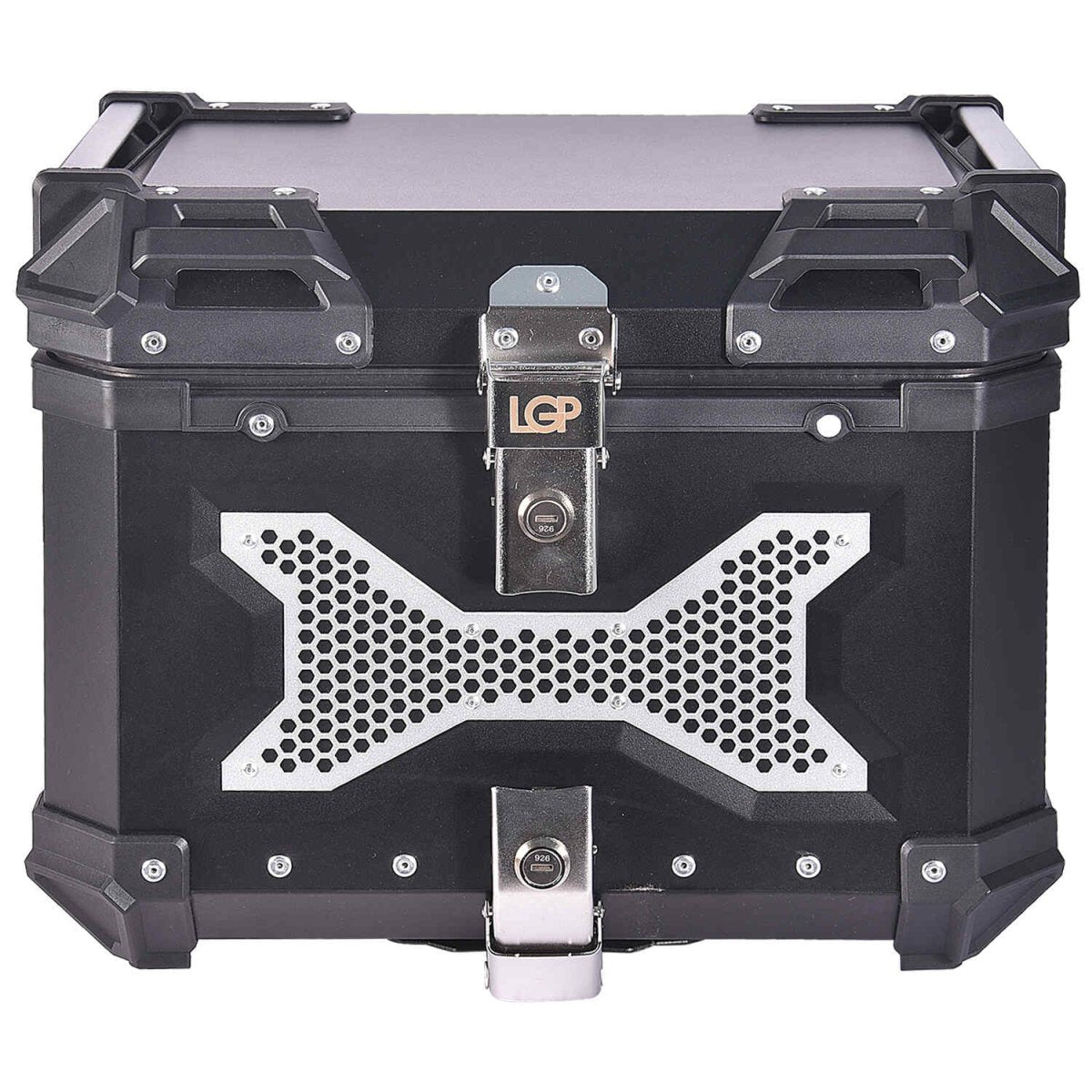 Image Motorcycle Top Box 45L Black Type X Luggage Box with Backrest