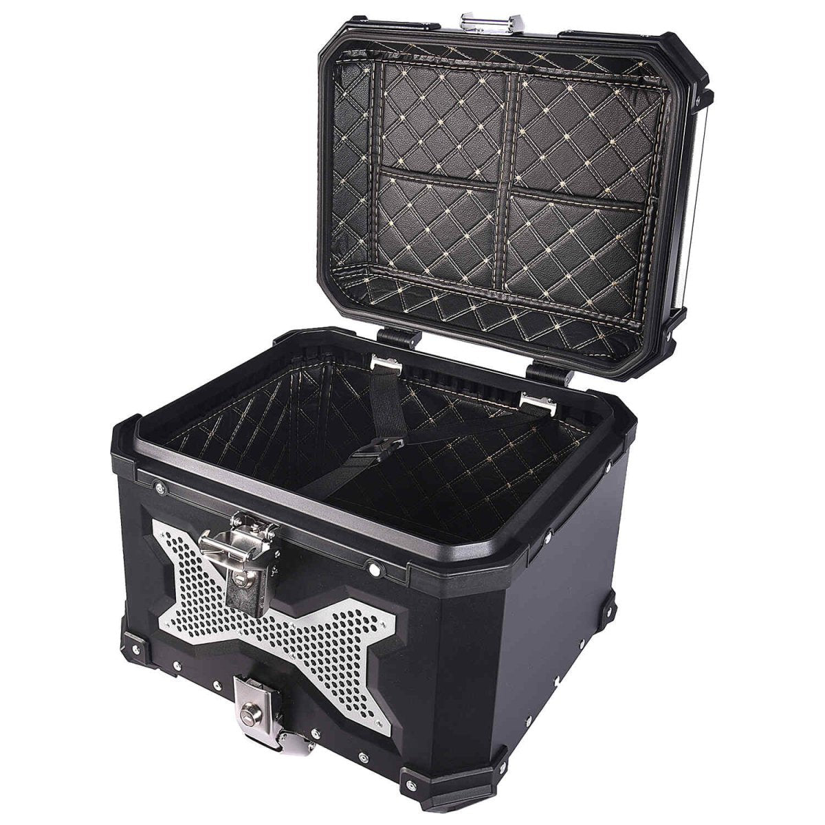 Image Motorcycle Top Box 45L Black Type X Luggage Box with Backrest