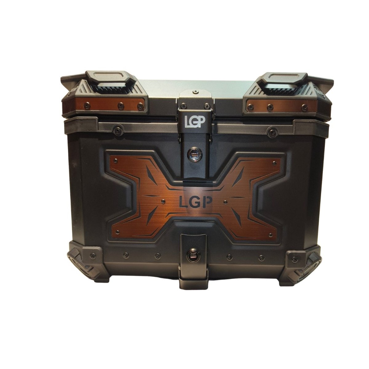 Image TOP BOX 45L BLACK TYPE X COPPER W/REST