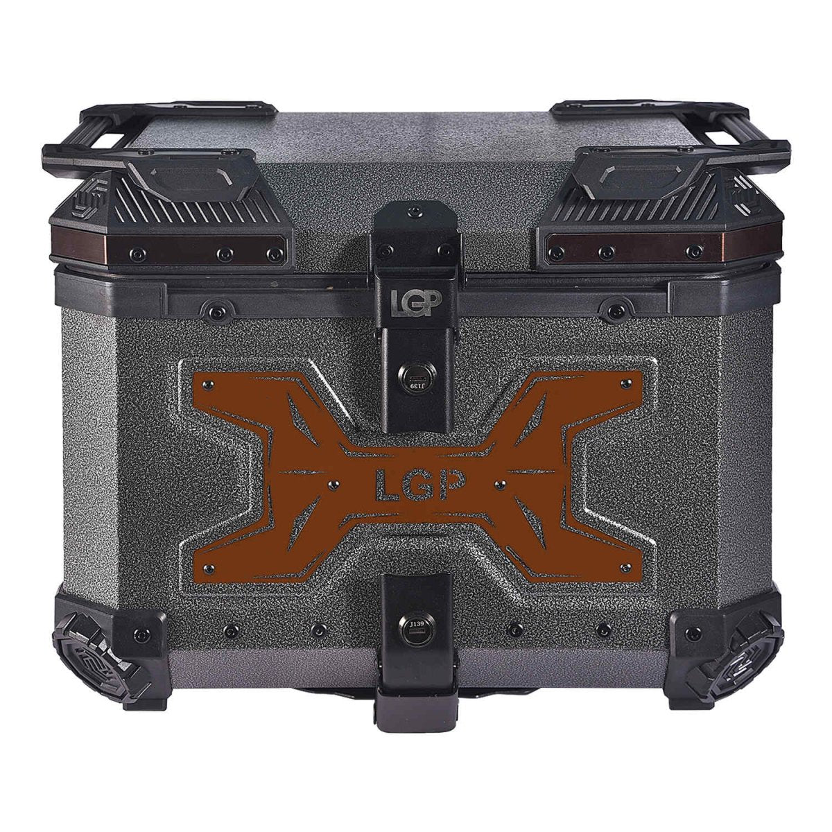 Image TOP BOX 45L GRAY WRINKLES COPPER W/REST