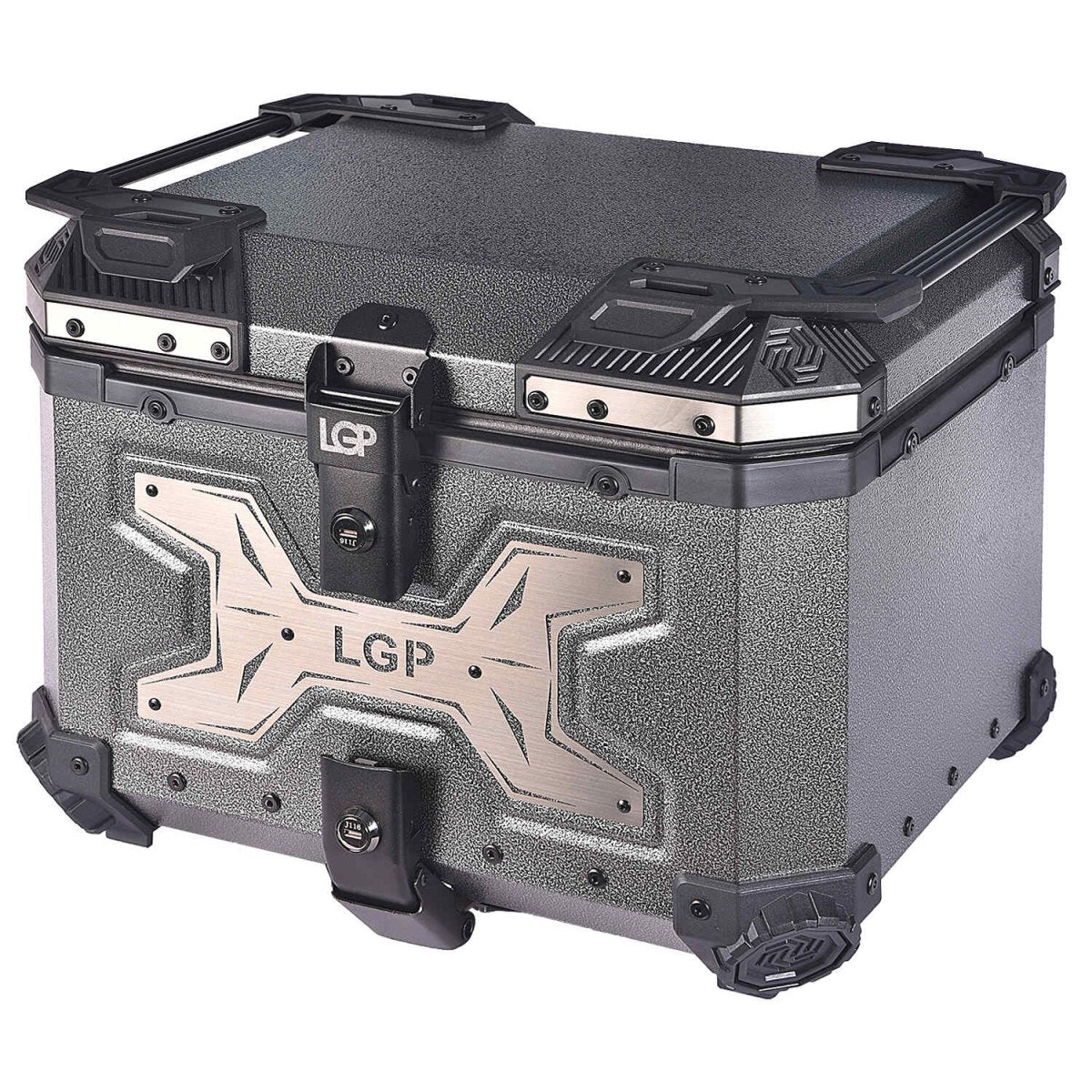 Image TOP BOX 45L GRAY WRINKLES GRAY W/REST