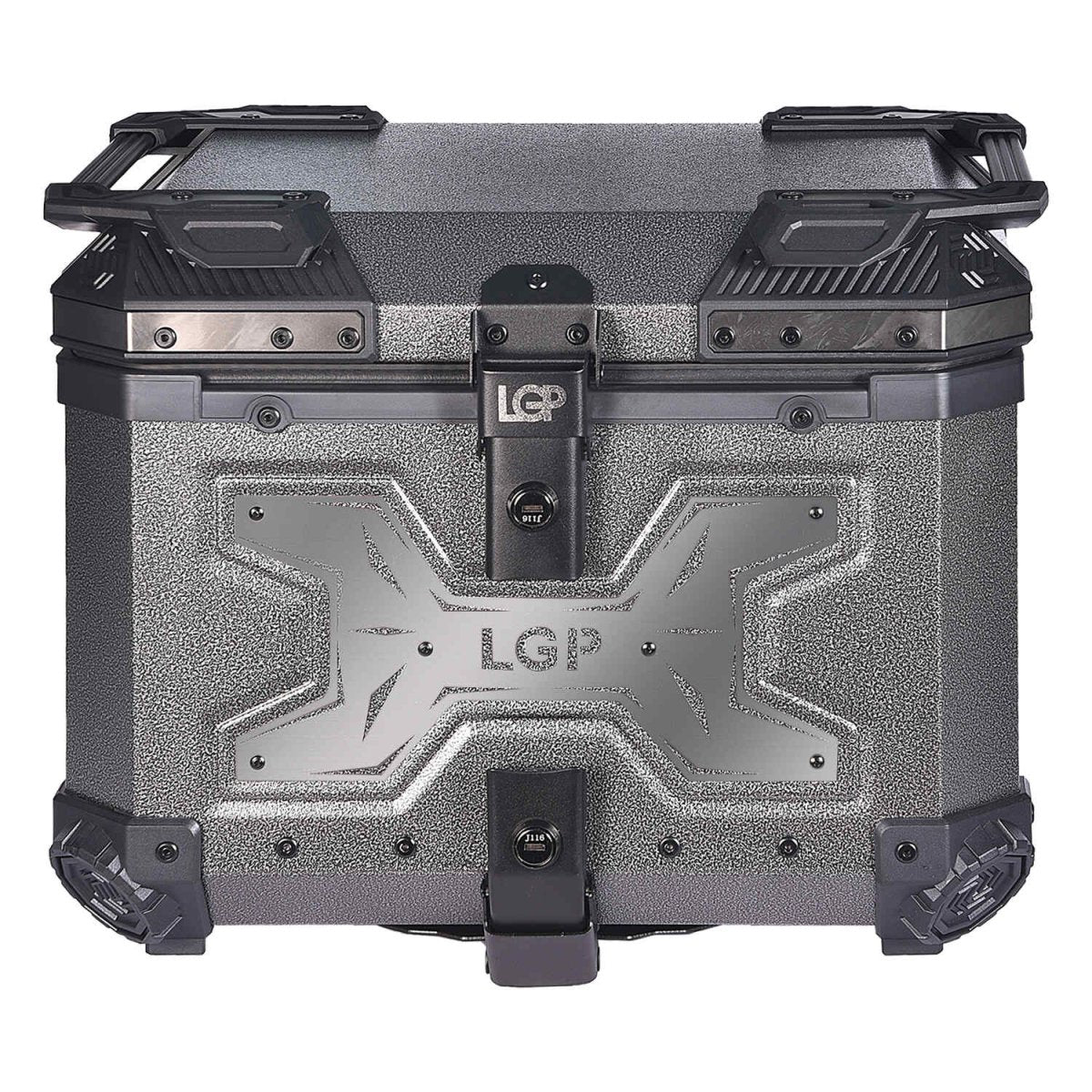 Image TOP BOX 45L GRAY WRINKLES GRAY W/REST